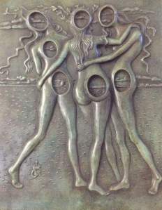 Oeuvre de Salvador Dali - three graces - 1977